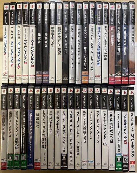 PS2 各ジャンルソフト40本まとめ売り