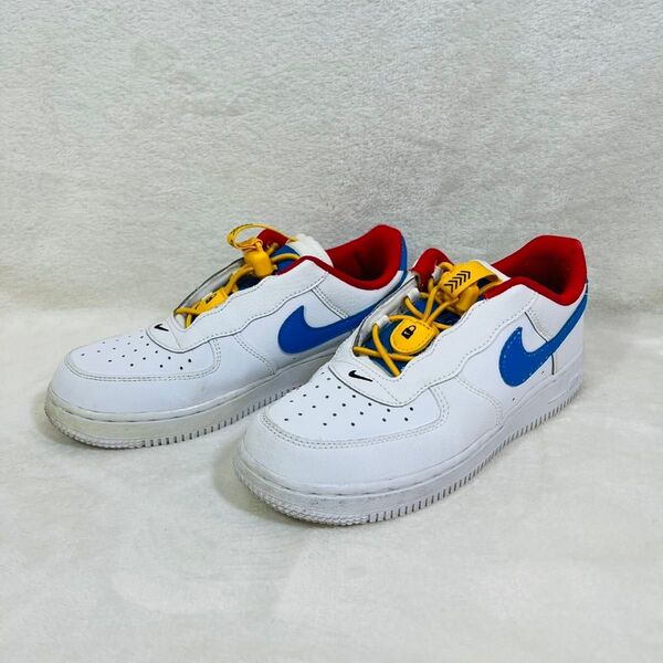 NIKE AIR FORCE 1 LOW TOGGLE 22cm ホワイト/ブルー/レッド/イエロー