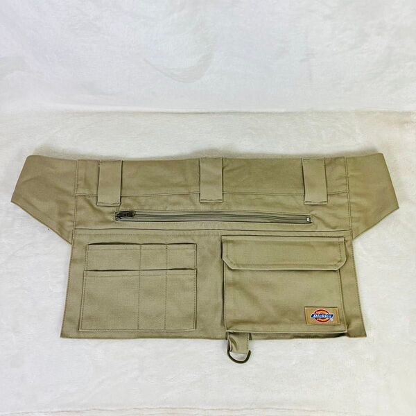 デッキーズ ワークパンツ調 ウエストポーチ ボディバッグ ベージュ Dickies