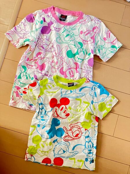 ベビードール ミッキーマウス ミニーマウス Tシャツ 2枚セット 110 140