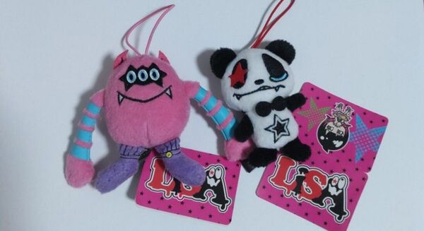 LiSA マスコット ぬいぐるみ ストラップ 2個セット