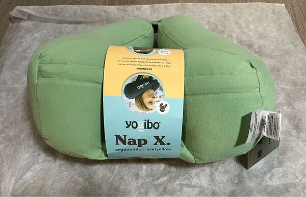 新品未使用 ヨギボー ネックピロー yoiibo Nap X ergonomic travel pillow ピスタチオ