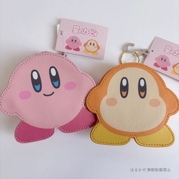 星のカービィ★ダイカットコインケース★カービィ&ワドルディ2点セット まとめ売り