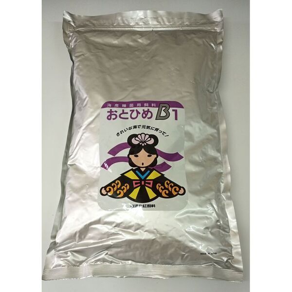 日清丸紅飼料おとひめB1(0.2~0.36mm)2000g めだかのごはん2kg