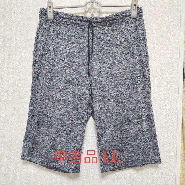 ハーフパンツ メンズ グレー中古品LL