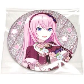 【巡音ルカ】プロセカ × サンリオ コラボ グリッター缶バッジ