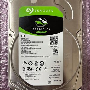 Seagate BarraCuda ST4000DM004 4TB SATA HDD S/N:WFN07L9F