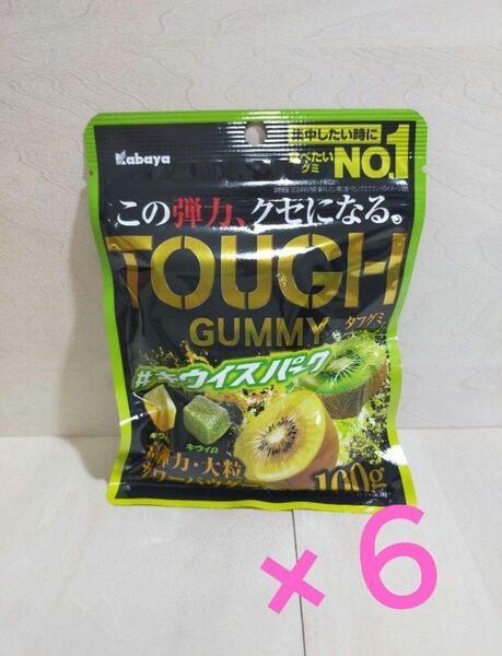 カバヤ タフグミ キウイスパーク 6点 まとめ売り アミューズメントお菓子