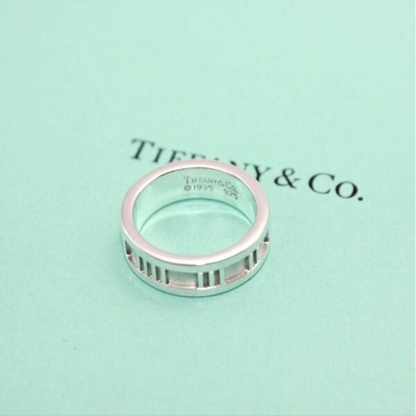 美品 Tiffany&Co. ティファニー アトラス リング 指輪 8号 925