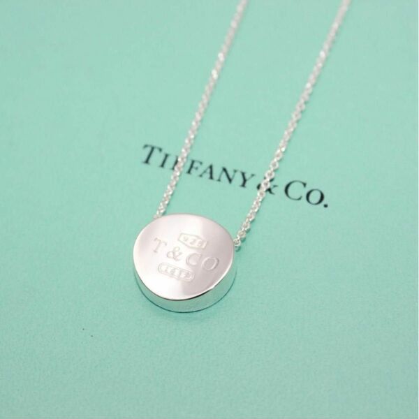 美品 Tiffany&Co. ティファニー コンケーブ サークル ネックレス