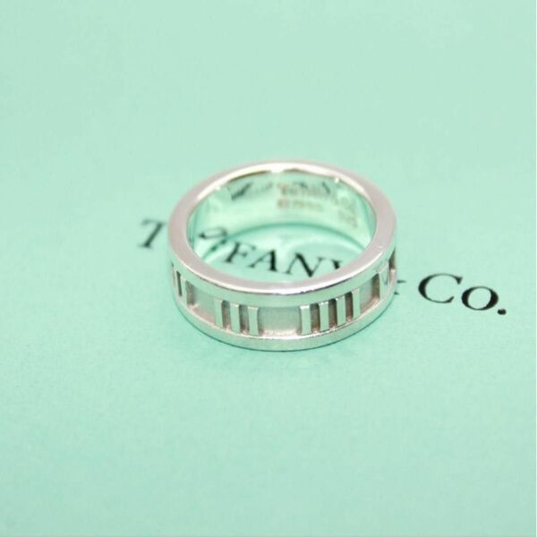 美品 Tiffany&Co. ティファニー アトラス シルバー リング 8号