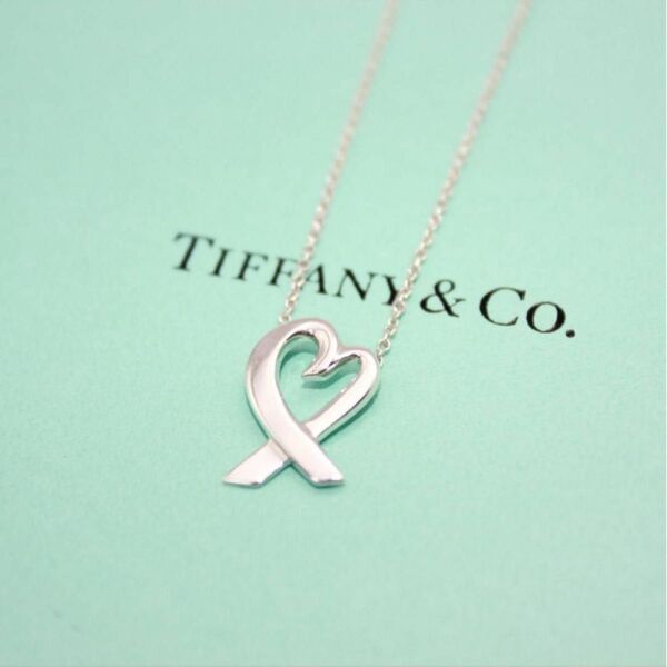 美品 Tiffany&Co. ティファニー ラヴィングハート ネックレス 925