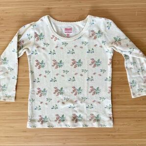 FITH フィス デニムアンドダンガリー いちご柄長袖Tシャツ