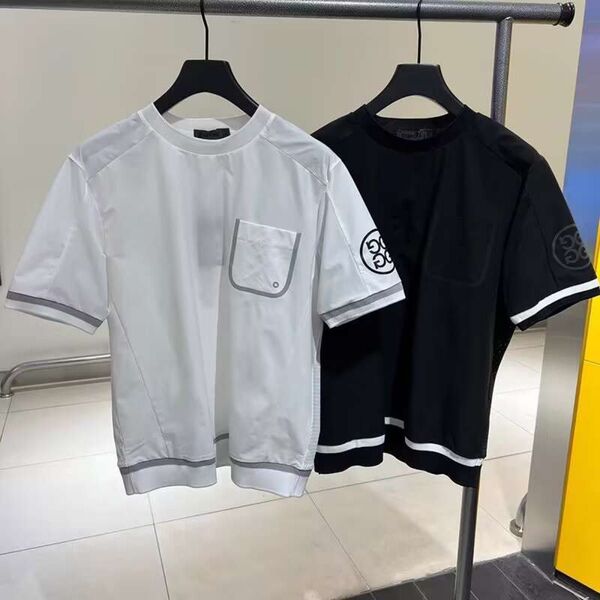 ジーフォア ゴルフ メンズ トップスカットソー Tシャツ 半袖