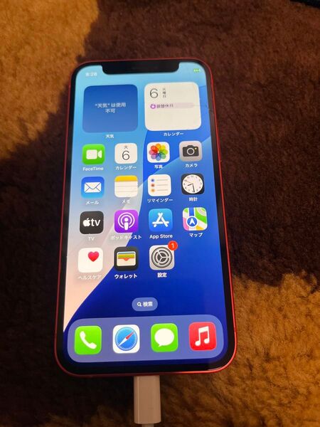 SIMフリー iPhone12 mini レッド