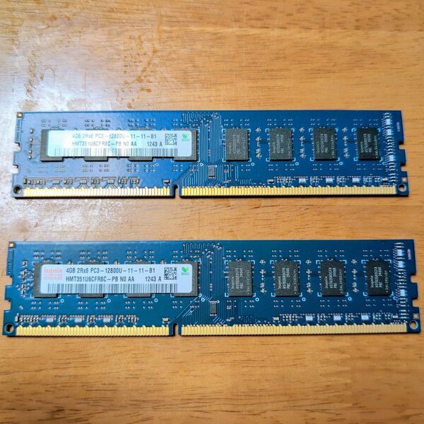 hynix 8GB(4GB x 2枚) / DDR3-1600MHz デスクトップ用