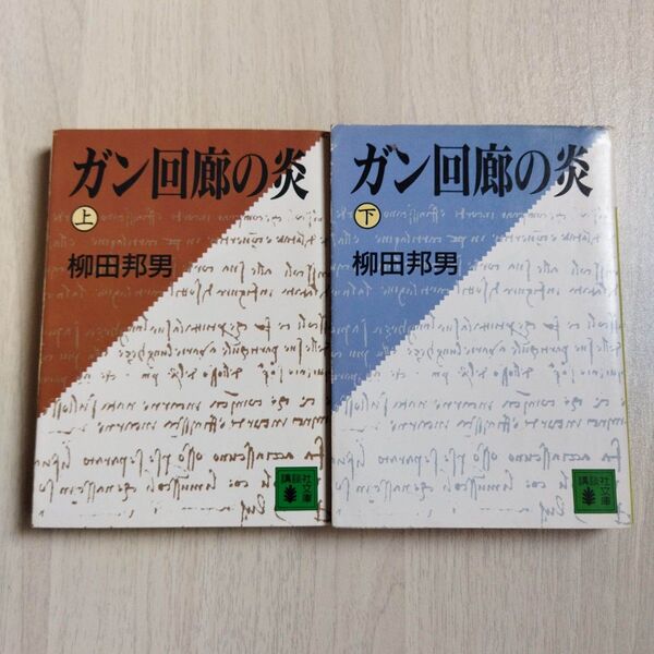 ガン回廊の炎 上 下 全巻セット(講談社文庫) 柳田邦男/〔著〕