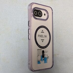 Pixel 9A MagSafe対応 パープルクリアケース 未使用