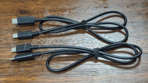 エレコム USB-Cケーブル C-microB 0.5m ブラック U2C-CMB05NBK 2本