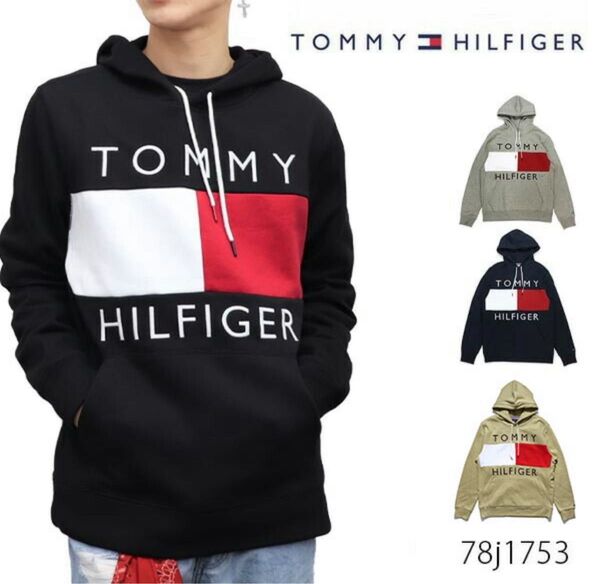 トミーヒルフィガー TOMMY HILFIGER フーディー パーカー Lサイズ