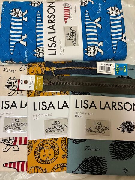 Lisa Larson 生地 ハンドメイド 素材 綿100 北欧 リサ・ラーソン