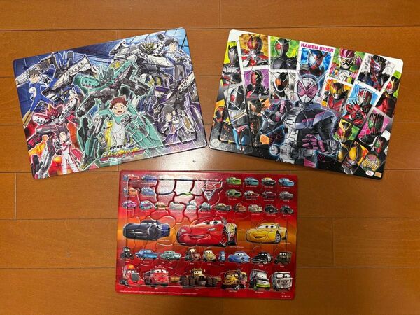 ジグソーパズル 仮面ライダー カーズ 新幹線変形ロボシンカリオン 知育 3点セット まとめ売り