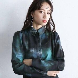HARE ハレ BLUR アート タック シャツ 長袖 美品 春服 春夏