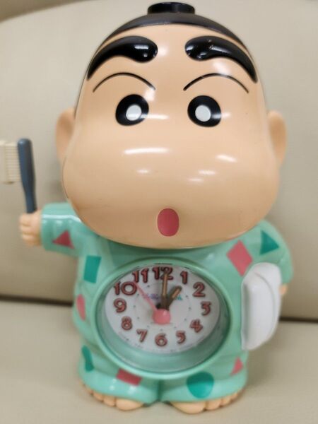 レア!クレヨンしんちゃん 目覚まし時計 しんちゃんのボイスあり