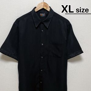 ALEXANDER JULIAN 半袖シャツ XL ブラック アーガイル 古着