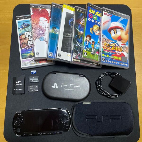 SONY PSP-3000 極美品 ソフト数本