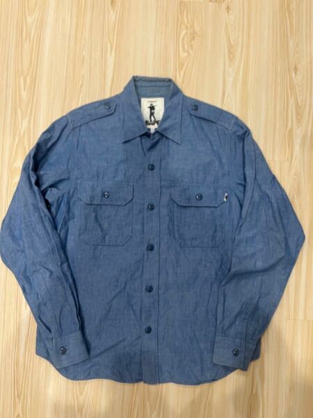 美品 1990年代 90's A Bathing Ape BAPE アベイシングエイプ シャンブレーシャツ NIGO