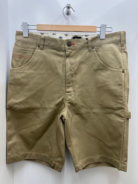 00's STUSSY DICKIES ステューシー ディッキーズ ペインター ショートパンツ チノショーツ 34