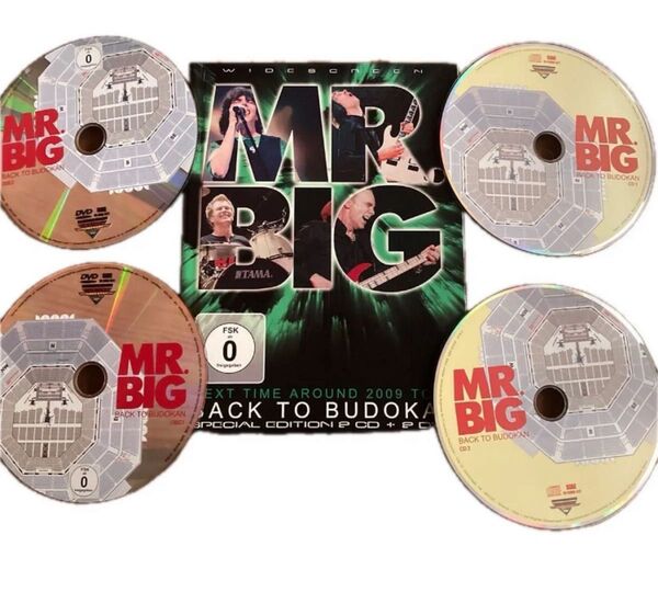 ミスタービッグ MR. BIG BACK TO BUDOKAN / 2 CD + 2 DVD