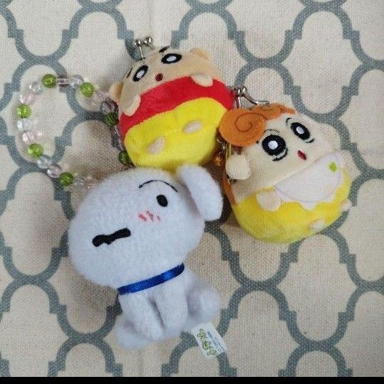 クレヨンしんちゃん ミニがま口しんちゃんひまわりシロ キーホルダー