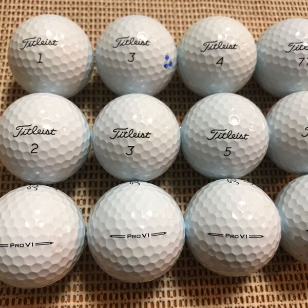 ロストボール12球☆タイトリスト PRO V1 2023年モデル☆