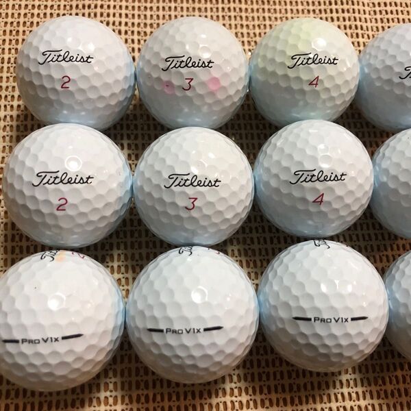 ロストボール12球☆タイトリスト PRO V1X 2025年モデル