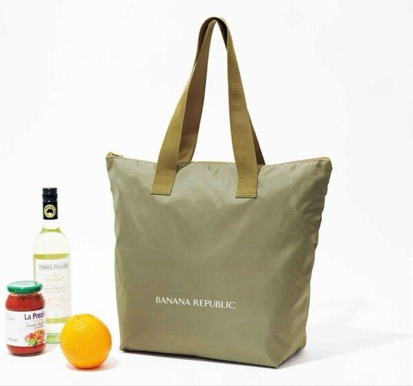 素敵なあの人 6月号付録 BANANA REPUBLIC 折りたためる!キャリーケースにつけられる!撥水加工 大容量バッグ