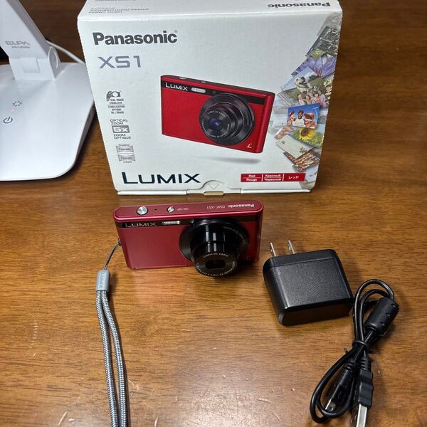 パナソニック デジタルカメラ ルミックス XS1 光学5倍 レッド DMC-XS1-R コンパクトデジタルカメラ 箱