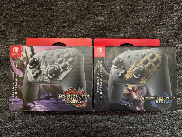 Nintendo Switch Proコントローラー モンスターハンターライズエディション サンブレイクエディションセット