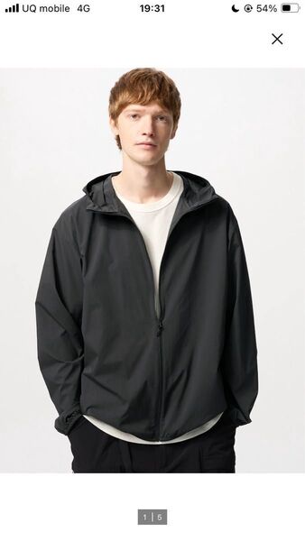 ポケッタブルUVカットパーカ mサイズ ユニクロ UNIQLO