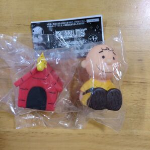 PEANUTS ライトマスコット ウッドストック&ドッグハウスとチャーリー・ブラウンの2個セット