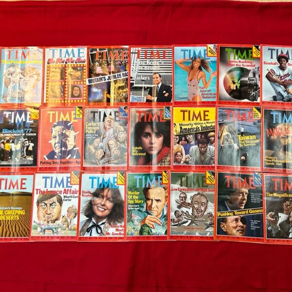 TIME誌 21冊セット 1977年 週刊タイム 雑誌 まとめ売り