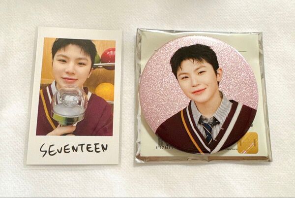 SEVENTEEN holiday ペンミ ウジ 缶バッジ インスタントフォト
