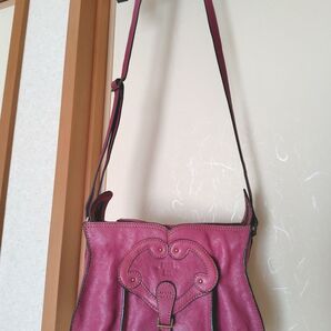 アナスイANNA SUI本革ショルダーバッグ