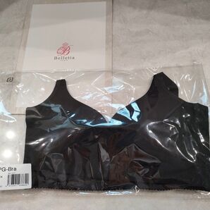 【新品未使用】PGブラ ノンワイヤー ブラック Mサイズ PG-Bra