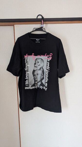 ユニクロ UT アンディ・ウォーホル Tシャツ 黒 Lサイズ