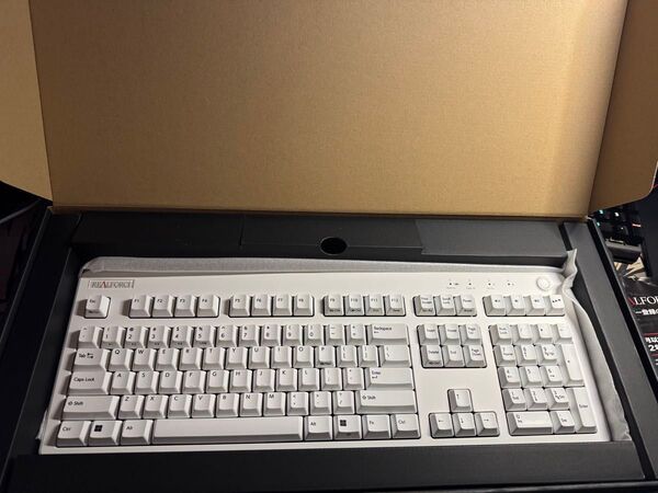 【1〜2時間ほど使用】REALFORCE R3 キーボード ハイブリッド フル 45g 英語配列 ホワイト R3HB21