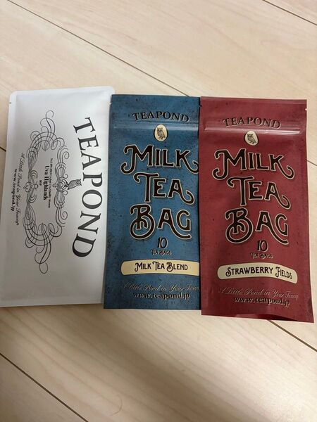TEAPOND ティーポンド 紅茶 ウバ ミルクティーバッグ セット