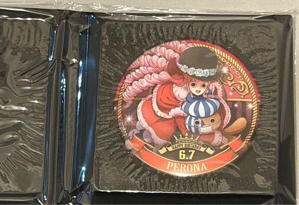 ONE PIECE ペローナ バースデー缶バッジ プレミアム 麦わらストア
