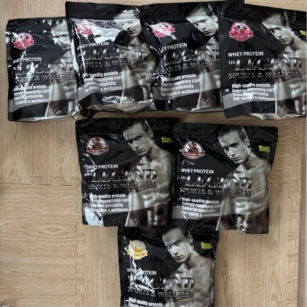 ビーレジェンド プロテイン ストロベリー風味×4 チョコ風味×2バナナ風味×1袋700g7袋セット
